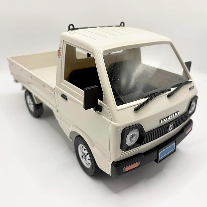 RC Kei Truck WPL D14 RC Car Off Road RTR Suzuki 1/10 Scale Remote Control Kei Truck RC Drift Car 4x4 2.4 GHz 280 Motor Fully Proportional Carry Vehicle Revised Chassis 4WD Hobby Toy Adult