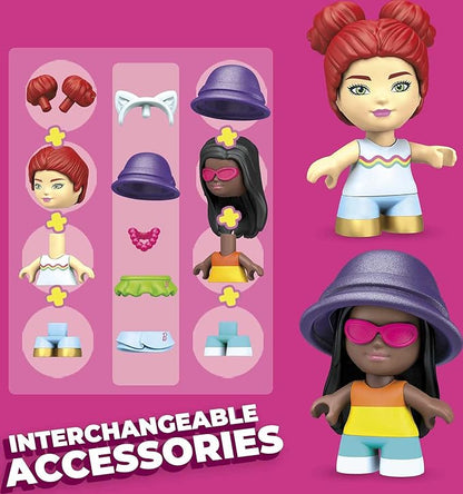Mega Construx Barbie Convertible Beach Adventure Building Toys for Kids