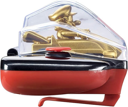 Carrera RC Nintendo Mario Kart 2.4 GHz Mini Collectible Radio Remote Control Toy Car Vehicle - Gold Mario