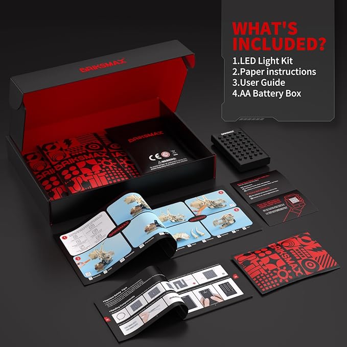 BRIKSMAX 2.0 Light Kit for Lego Tudor Corner Building Sets-Innovative Led Lighting Compatible with Lego Icons 10350 Building Sets (Not Included Lego Set)