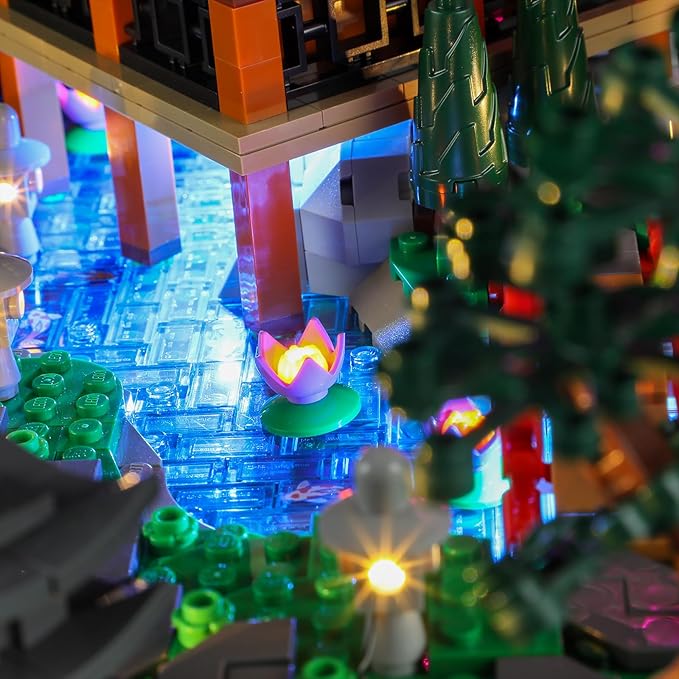BRIKSMAX LED Lighting kit for Lego Tranquil Garden?Upgraded Version?- Compatible with Lego Icons 10315 Building Blocks Model- Not Include Lego Set