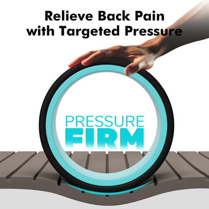 Furnhome Back Roller - Back Wheel for Deep Tissue Massage,Yoga Wheel for Back Pain & Stretching- Comfy Deep Tissue Massage Roller (3-Pack)