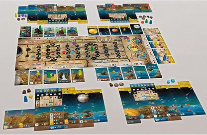 Renegade Game Studios Wayfarers of the South Tigris Dice Placement Strategy Board Game 1-4 Players 60-90 Minutes