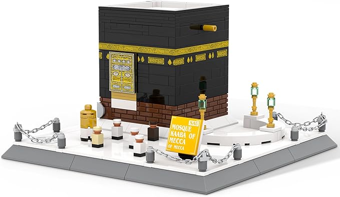 Kaaba Building Set Mecca Great Mosque Architecture Model Kit 446Pcs Islamic Gift for Ramadan Eid &amp Hajj Creative Building Blocks for Home &amp Office Display