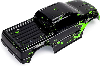 SummitLink Custom Body Muddy Green Over Black Style Compatible for T/E Maxx Shell Cover E-Maxx 1/10 Scale RC Car or Truck (Truck not Included) EM-BG-02