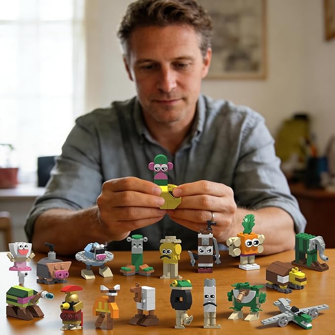Italian Brain Rot Unique Cartoon Characters Building Blocks 18 in 1 Educational &amp Entertaining Gift Idea for Adults Building Blocks
