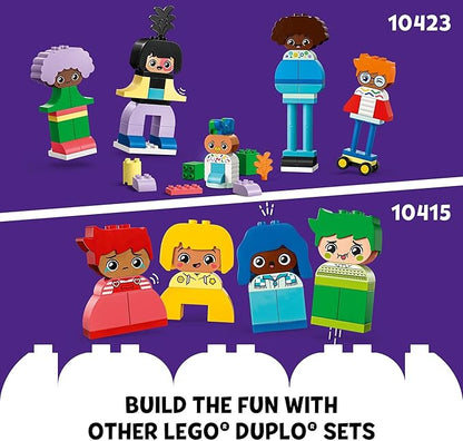 LEGO DUPLO My First Big Feelings &amp Emotions Interactive Toy Colored Building Bricks and 4 Characters Social and Emotional Play for Preschoolers 1 Year Old and Up 10415