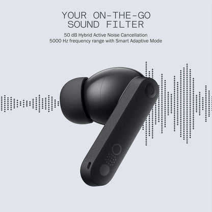 CMF Buds Pro 2 Wireless Earbuds with Smart Dial, 50dB Hybrid Noise Cancelling Earbuds Wireless Bluetooth 5.3, 11mm Bass with LDAC, 6 Hi-Res Audio Mics, 43H Playtime, Fast Charging Case, Blue