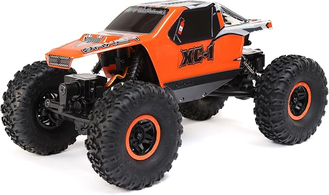 Axial RC Truck 1/24 AX24 XC-1 4WS Crawler Brushed RTR (Includes Everything Needed No Other purchases Required) Orange AXI00003T2