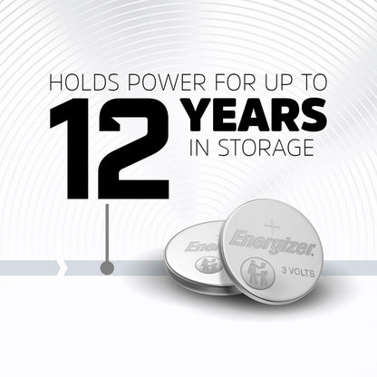 Energizer 2032 Batteries (6 Pack), 3V Lithium Coin Batteries