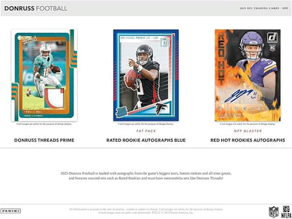 Panini 2025 Donruss Football Retail 24-Pack Box