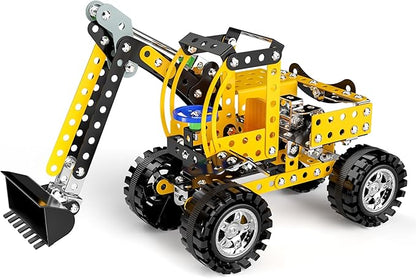 Lucky Doug Stem Building Projects Toys for Kids Boys 8 9 10 11 12 Year Old Metal Building Construction Model kit Building Blocks DIY Toy