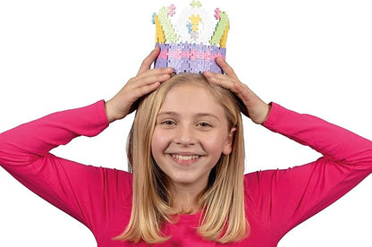 PLUS PLUS - Open Play Set - 600 Piece - Pastel Color Mix Construction Building Stem Toy Interlocking Mini Puzzle Blocks for Kids