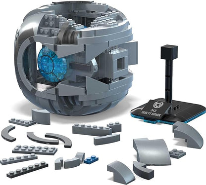 MEGA Halo Model Replica Building Toy 343 Guilty Spark with 609 Pieces Lights &amp Sounds Build &amp Display Set for Collectors Gift Ideas for Adults