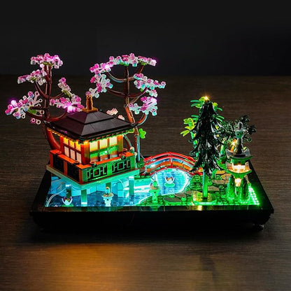 BrickBling LED Light Compatible with Lego Tranquil Garden 10315 Building Set (Lights Only) Creative Lighting for Lego Zen Garden