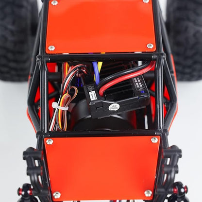 RTR RC 1/10 8504R Off-Road Car 4 * 4 Remote Control Rock Crawler Electric Truck Top Speed 35 km/h 15KG Servo Metal Shock Absorber 2500mAh Lipo Hobby Model for Adult