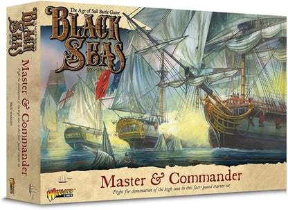 Warlord Games Master &amp Commander Starter Set Black Seas The Age of Sail Game for 2 or More Players Using Miniatures
