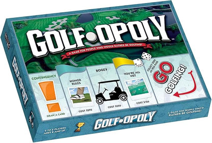 Outset Media Golf-Opoly Board Game - A Property Trading Game for People Who Would Rather Be Golfing! - for 2 to 6 Players Ages 8 and up