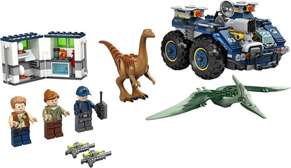 LEGO Jurassic World Gallimimus and Pteranodon Breakout 75940 Dinosaur Building Kit for Kids Featuring Owen Grady Claire Dearing and ACU Trooper Minifigures for Creative Play (391 Pieces)
