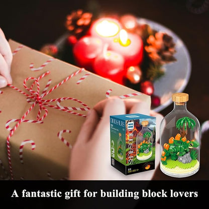 Creative Dinosaur Toy Building SetAdult Mini Animal Friend SetParty Favors Gift for FriendOffice Home Decor Dinosaur Building Block KitNew Year Valentines Easter Birthday Gift for Family