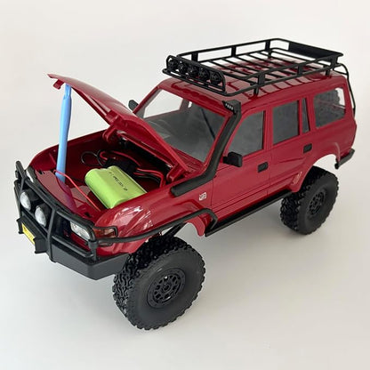 WPL C54-1 RC Crawler 1/16 RC Truck Off Road RC Rock Crawler 4x4 All Terrain RTR with Proportional Control 260 Motor Upgraded Chassis Counter Rotating Gearbox Hobby Toy Adult