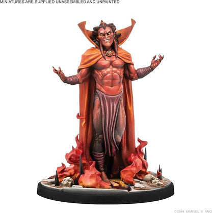 Marvel: Crisis Protocol Mephisto Character Pack - Manipulator of The Battlefield! Tabletop Superhero Game Ages 14+ 2 Players 90 Minute Playtime Made by Atomic Mass Games