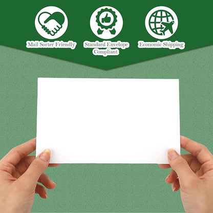 100 Pack Trading Card Shipping Envelopes 7 x 4.35 Inches Self Adhesive Mailing Envelopes Bulk Fit for Semi Rigid Sleeves and Sports Card Protectors Hobby Mailing Supplies