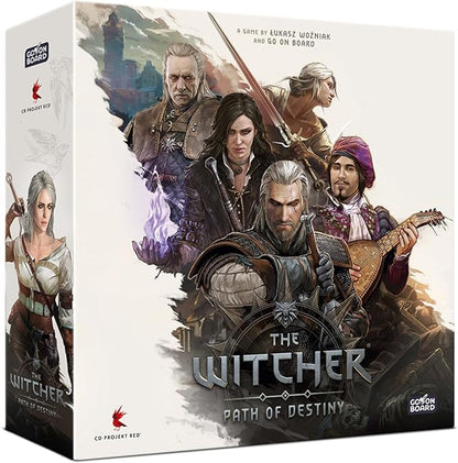 The Witcher: Path of Destiny Deluxe Edition - Competitive Tableau-Building Strategy Game Featuring Geralt Yennefer Ciri &amp More Ages 14+ 1-5 Players 45-90 Minute Playtime