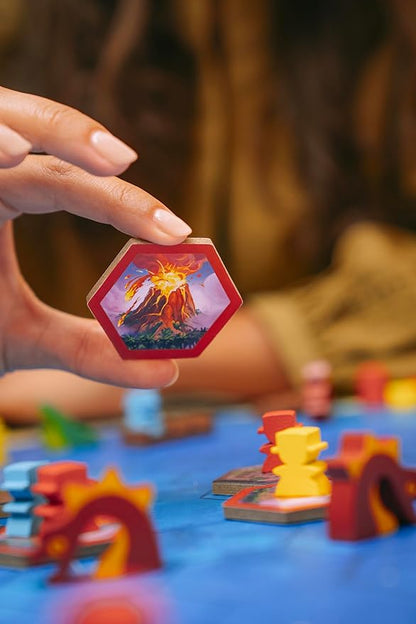 Asmodee Survive The Island Board Game (2024 Edition) - Thrilling Escape Adventure with New Monsters Fun Strategy Game for Kids &amp Adults Ages 8+ 2-5 Players 45 Minute Playtime