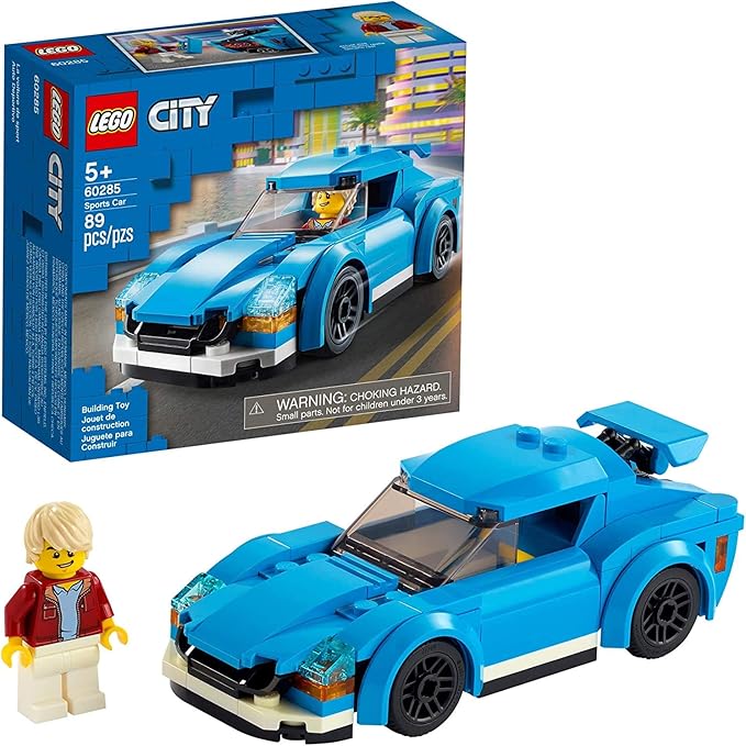 LEGO City Sports Car 60285 Building Kit Playset for Kids New 2021 (89 Pieces)