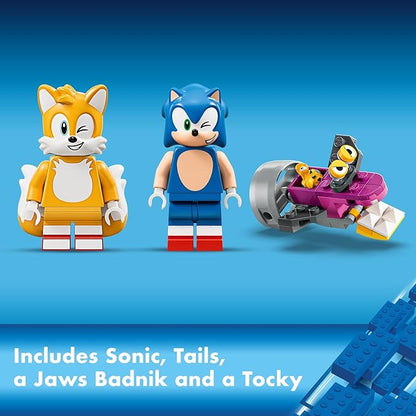 LEGO Sonic The Hedgehog: Tails’ Adventure Boat Interactive Toy Building Set Video Game Toy with Sonic Characters and Water Skis Gamer Gift for Boys and Girls Ages 8 and Up 76997