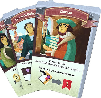Plan B Games Alma Mater Board Game - Manage a 15th Century University! Strategic Resource Management and Recruitment Game for Kids &amp Adults Ages 14+ 2-4 Players 90-150 Minute Playtime
