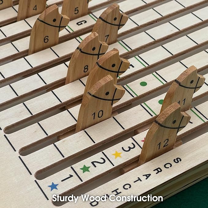 CHH The Racing Horse Game – Classic Family Board Game – Quality Construction and Fun for All Ages