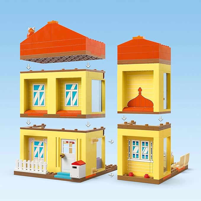 Lego 11203 Bruy Family House Toy Birthday Present Blocks Educational Boys Girls Children 4 5 6 Years Old Pretend Play Pretend Play