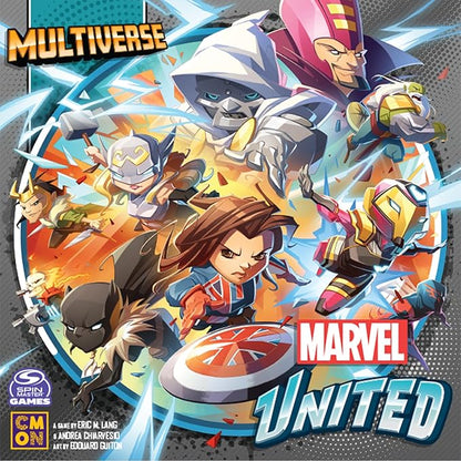CMON Marvel United: Multiverse Core Box - Standalone Expansion with Highly Detailed Miniatures Cooperative Superhero Board Game for Kids &amp Adults Ages 14+ 1-5 Players 45 Min Playtime Made by