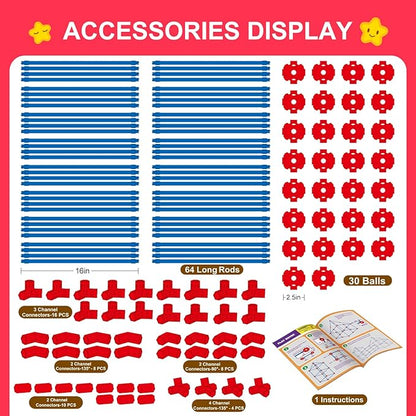 Fort Building Kit for KidsSTEM Construction Toys Christmas &amp Birthday Gift for 4 5 6 7 8 9 10 11 12 Years Old Boys and GirlsUltimate Creative Set for Indoor &amp Outdoors Activity140 PcsOrig