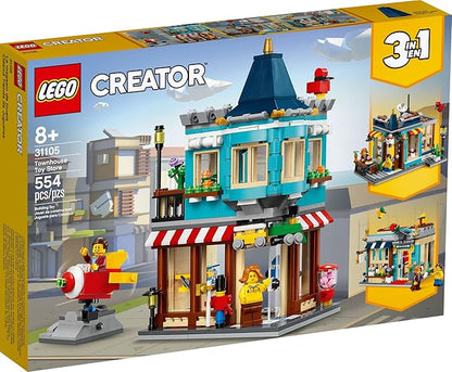 LEGO Creator 3in1 Townhouse Toy Store 31105 Cool Buildable Toy for Kids Building Kit (554 Pieces)