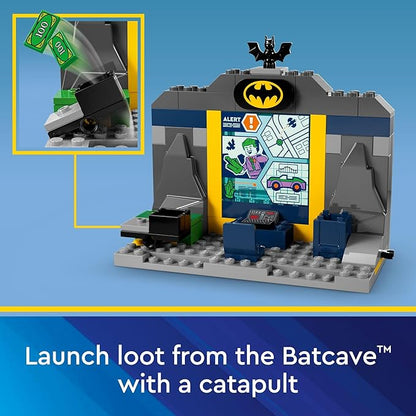 LEGO DC Batman: The Batcave with Batman Batgirl &amp The Joker Fun Super Hero Toy Gift for Kids Ages 4 and Up with Batman Action Figures 76272