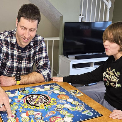 Astro Racers Board Game Fun for Kids and Adults 2-4 Players Ages 5+ Solar System Racing Theme Family-Friendly Strategy Game. Educational &amp Skill-Building.