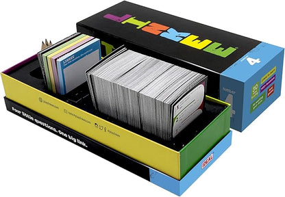 Ideal | LINKEE Trivia Game: Four Little Questions with one Big Link! | Family Games | for 2-30 Players | Ages 12+ Nylon/a