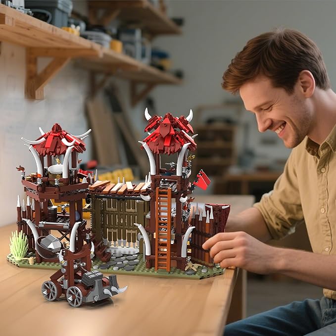 Horde Building Set Toy Buildings Blocks for Adults Teens DIY Craft Orcs of The Hordes Model Kits for Adult Boys Girls 14+ Home Office Art Decor Holiday Christmas Birthday Gift 1279PCS