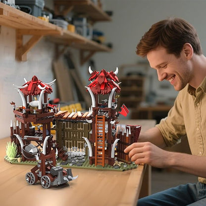 Horde Building Set Toy Buildings Blocks for Adults Teens DIY Craft Orcs of The Hordes Model Kits for Adult Boys Girls 14+ Home Office Art Decor Holiday Christmas Birthday Gift 1279PCS