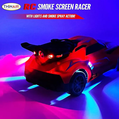 Nature Bound Remote Control Car Smoke Screen Racer 2.4 GHz RC Vehicle with Spraying Mist &amp Light for Kids Sport Racing Hobby Toy for Boys &amp Girls