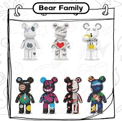 Space Bear Building Blocks (5800 PCS) Creative Animal Brick Set for Kids &amp Adults Micro Building Blocks Teddy Blocks Children Toys for Christmas Halloween Anniversary