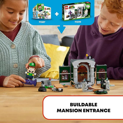 LEGO Super Mario Luigi’s Mansion Entryway Expansion Set 71399 Building Kit Collectible Toy for Kids Aged 7 and up (504 Pieces)