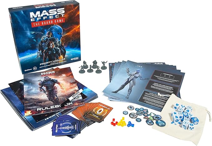 Mass Effect: Priority Hagalaz - The Board Game - Cooperative Story-Driven Experience Strategy Game for Teens &amp Adults Ages 14+ 1-4 Players 45-90 Minute Playtime