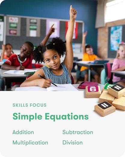 SimplyFun Sumology Math Game - One of The Most Fun Math Games for Kids Ages 8-12 - Practice Addition Subtraction Multiplication and Division - 2 or More Players or Play in Teams!