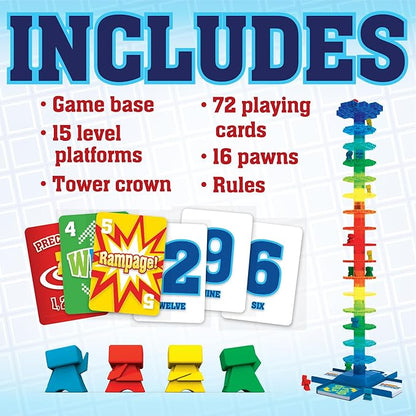 MindWare Leaps and Ledges Strategy Game - Ages 8+ - Fun Party Game and Family Game Night Activity for Kids Teens and Adults - 2 to 4 Players