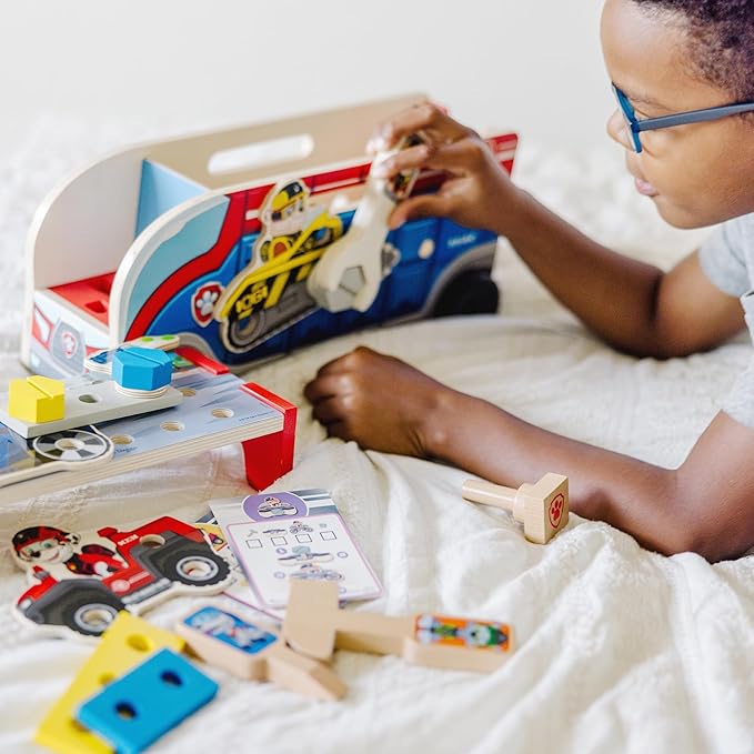 Melissa &amp Doug PAW Patrol Match &amp Build Mission Cruiser - FSC Certified