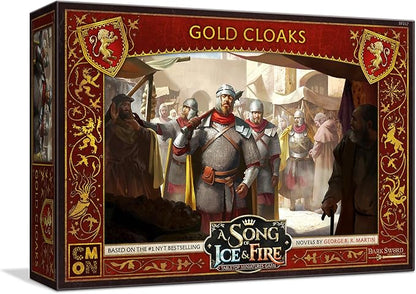 A Song of Ice and Fire Tabletop Miniatures Game Gold Cloaks Unit Box - Add Unparalleled Strength to Your Forces! Strategy Game Ages 14+ 2+ Players 45-60 Minute Playtime Made by CMON